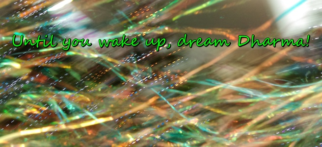 until you wake up, dream Dharma!